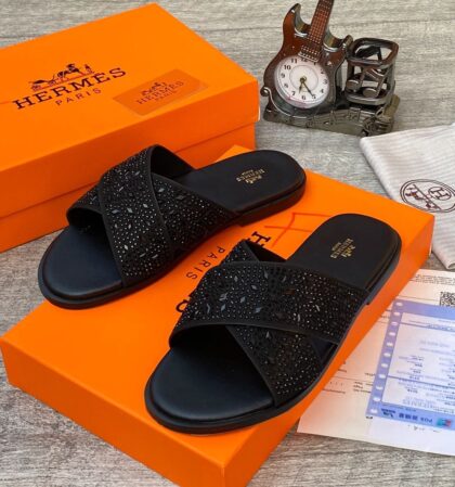 Hs Premium Leather Slippers