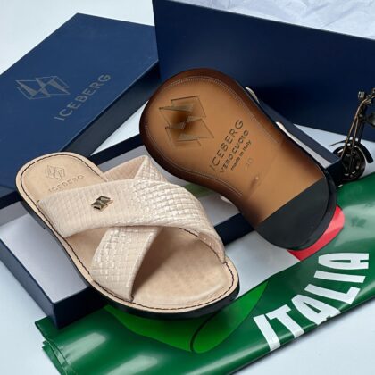 Iceberg Italian Leather Slippers