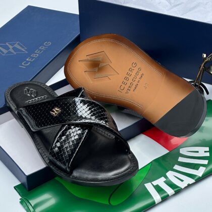 Iceberg Italian Leather Slippers