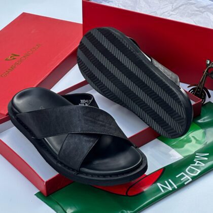 High Quality leather Slippers