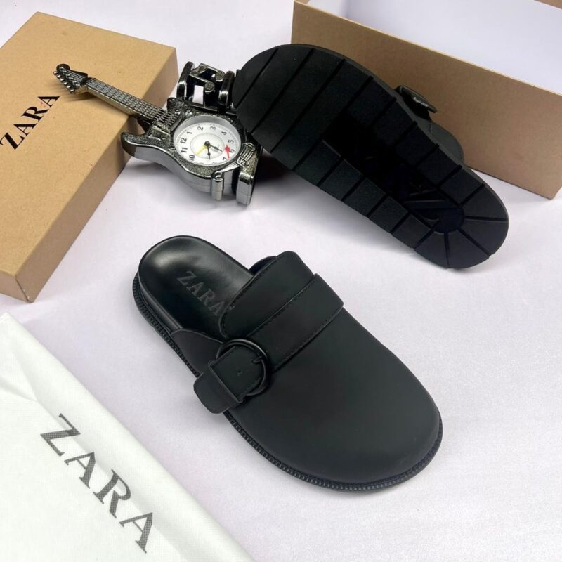 Zr Men's leather Half Shoe