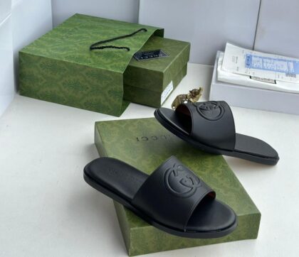 G.c Quality Leather Slippers