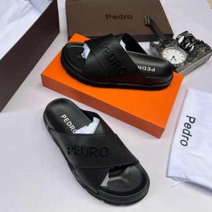 P.D Designer Leather Slippers