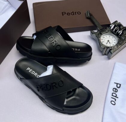 P.D Designer Leather Slippers