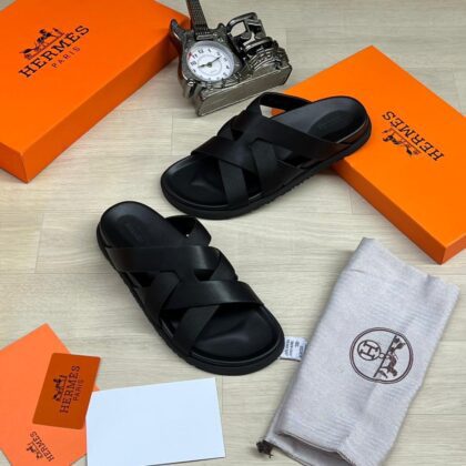 Hs Luxury Leather Slippers