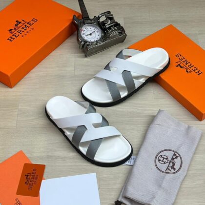 Hs Luxury Leather Slippers