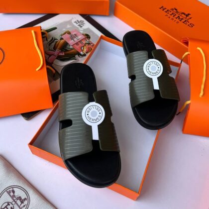 Hs Luxury Leather Slippers