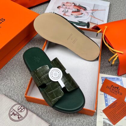 Hs Designer Leather Slippers