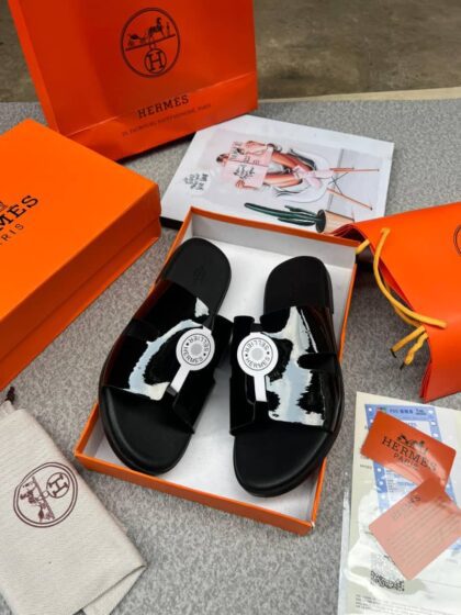 Hs Luxury Leather Slippers