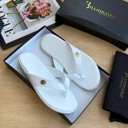 B.b Leather Slippers