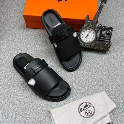Hs Luxury Leather Slippers