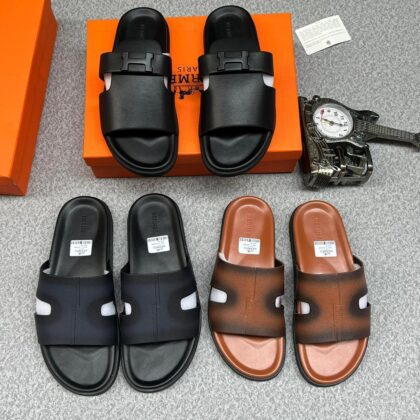 Hs Luxury Leather Slippers