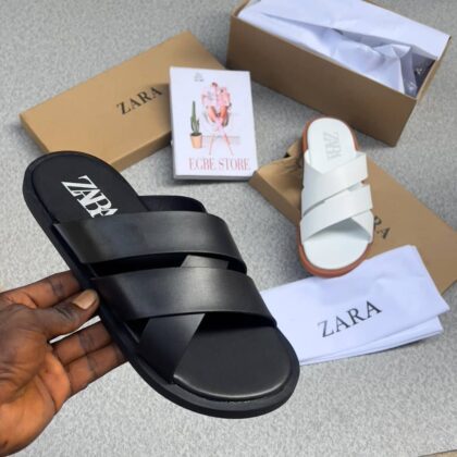 Zr Luxury Leather Slippers