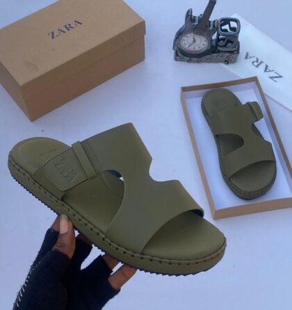 Zr Luxury Leather Slippers