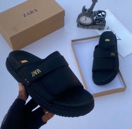 Zr Luxury Leather Slippers