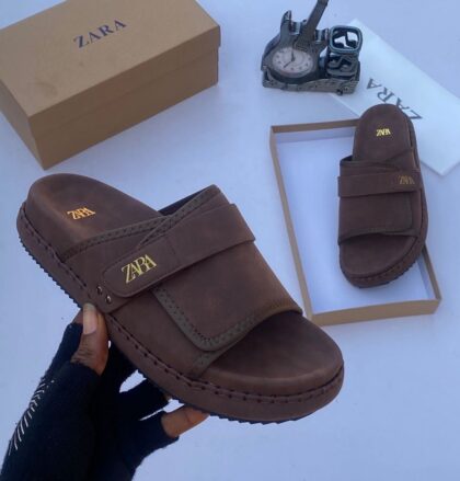 Zr Luxury Leather Slippers
