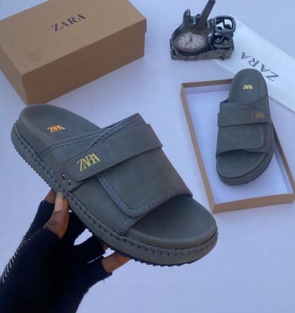 Zr Luxury Leather Slippers