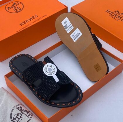 Hs Luxury Leather Slippers