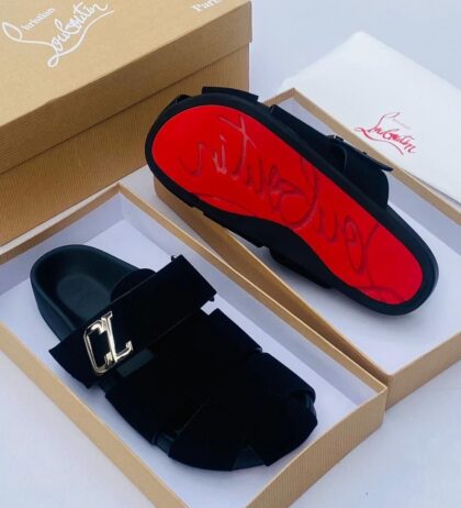 Luxury C L Strap Mule
