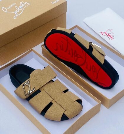 Luxury C L Strap Mule