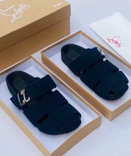 Luxury C L Strap Mule