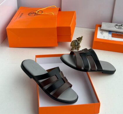 Hs Luxury Leather Slippers