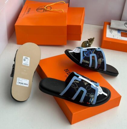 Hs Luxury Leather Slippers