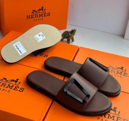 Hs Luxury Leather Slippers
