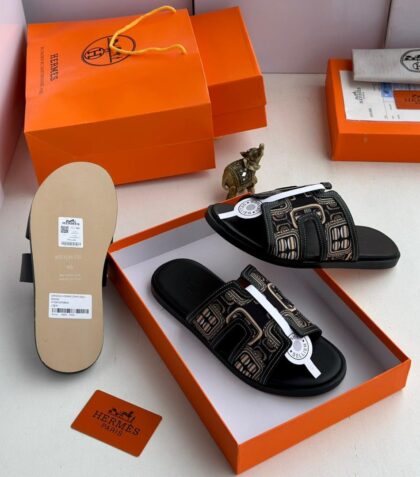 Hs Luxury Leather Slippers