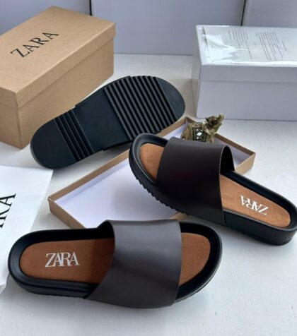 Zr Luxury Leather Slippers