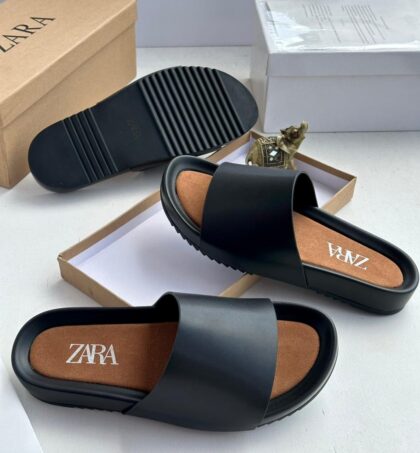 Zr Luxury Leather Slippers