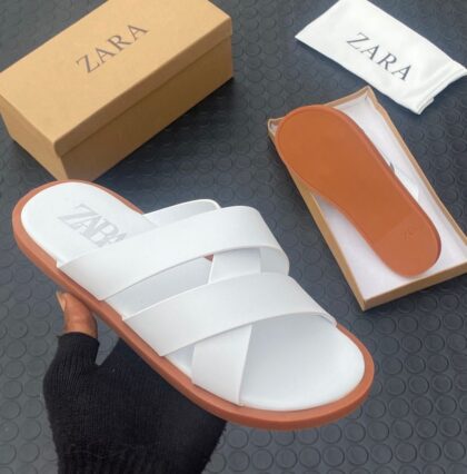 Zr Luxury Leather Slippers