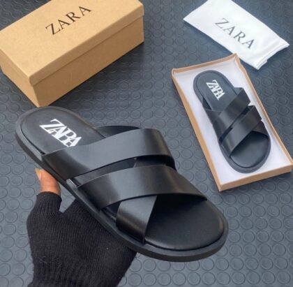 Zr Luxury Leather Slippers