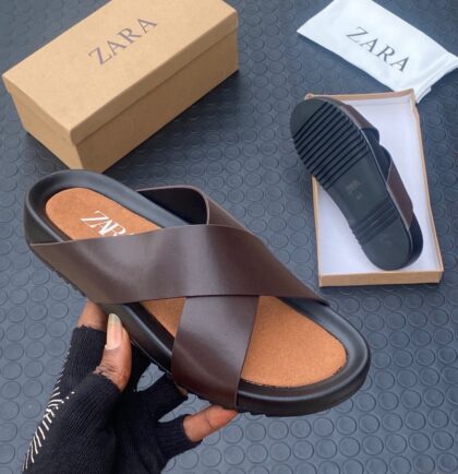 Zr Luxury Leather Slippers