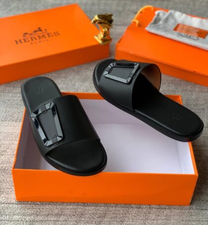 Hs Luxury Leather Slippers