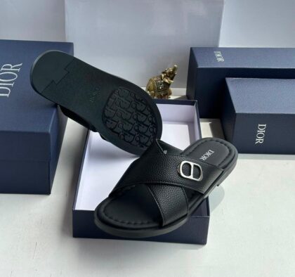 Dr Luxury Leather Slippers