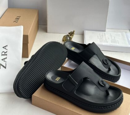 Zr Luxury Leather Slippers