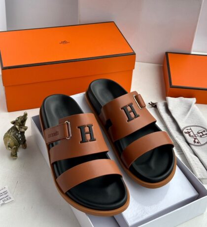 Hs Luxury Leather Slippers