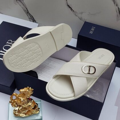 Dr Luxury Leather Slippers