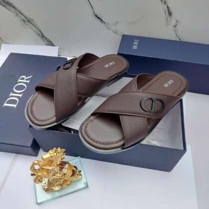 Dr Luxury Leather Slippers