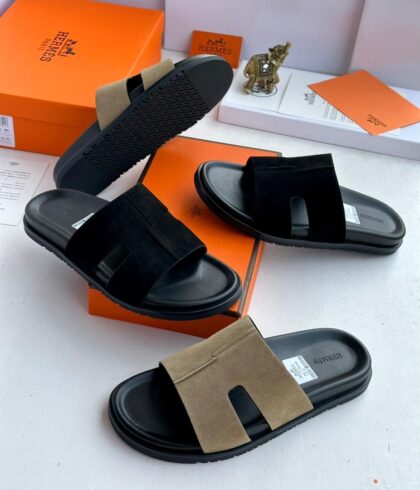 Hs Luxury Leather Slippers