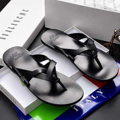 Avalanche Italian Leather Slippers