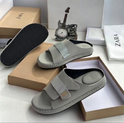 Zr Luxury Leather Slippers