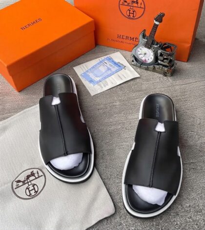 Hs Luxury Leather Slippers