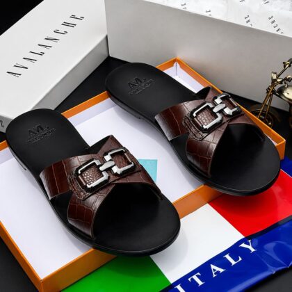 Avalanche Italian Leather Slippers