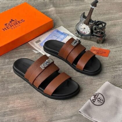 Hs Luxury Leather Slippers