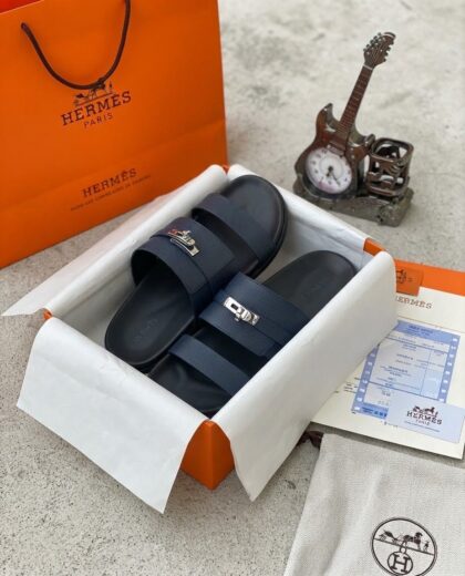 Hs Luxury Leather Slippers