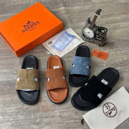 Hs Luxury Leather Slippers