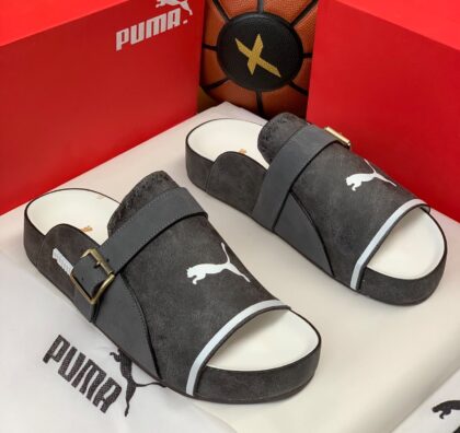 P.M Luxury Leather Slippers