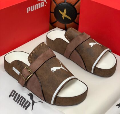 P.M Luxury Leather Slippers